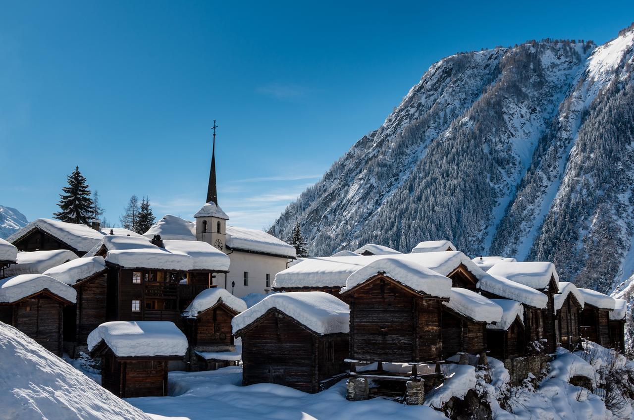 Apartamento Arnika Blatten bei Naters Exterior foto